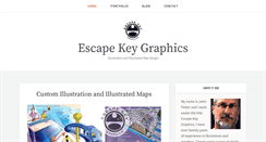 Desktop Screenshot of escapekeygraphics.com