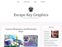 Tablet Screenshot of escapekeygraphics.com